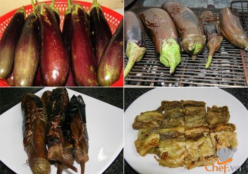 Cà tím nướng mỡ hành thịt bằm | Chef Việt Nam