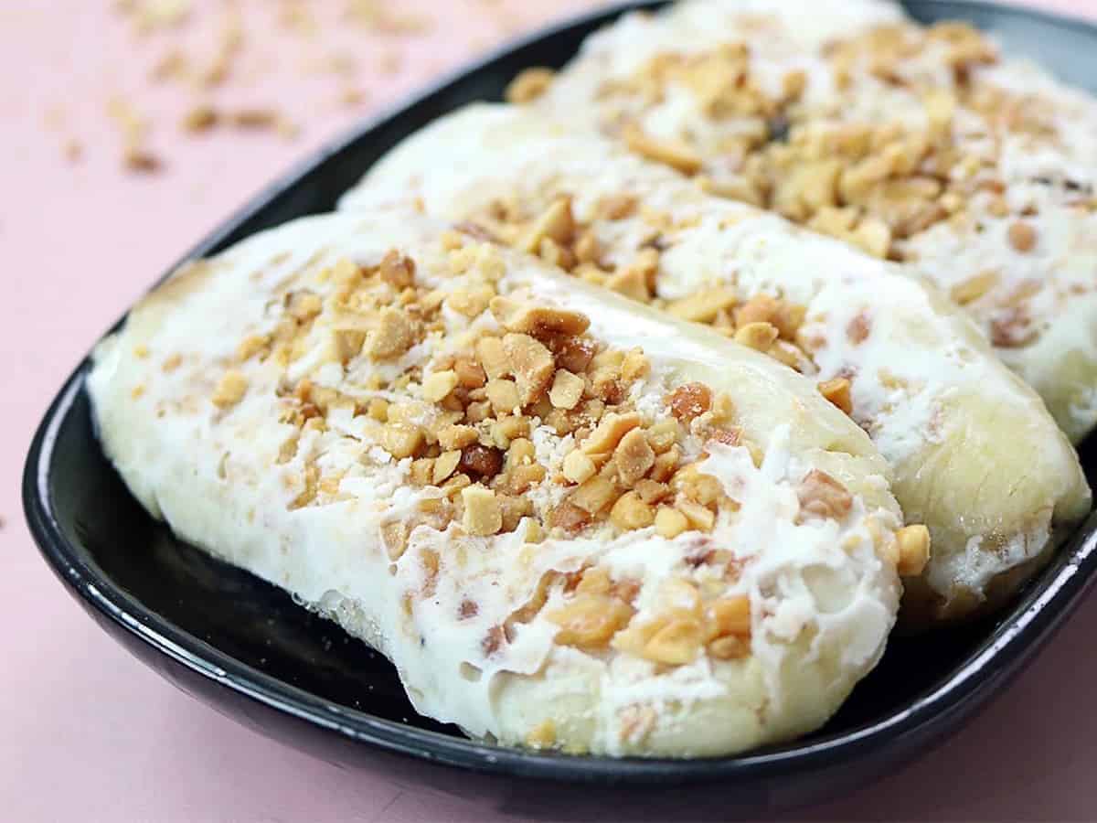 cách làm kem chuối