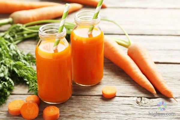 Cách làm nước ép cà rốt bổ mắt – đẹp da – giữ dáng